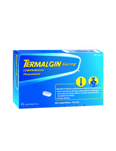 Termalgin 650 Mg 20 Comprimidos