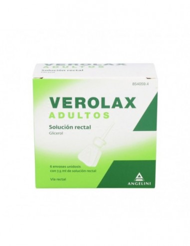 Verolax Adultos 5,4 Ml Solucion Rectal 6 Enemas 7,5 Ml