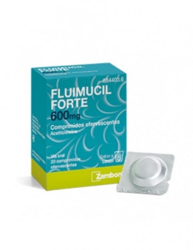 Fluimucil Forte 600 Mg 20 Comprimidos Efervescentes