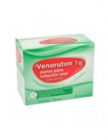 VENORUTON OXERUTINAS 1 g 30 SOBRES POLVO PARA SOLUCION ORAL