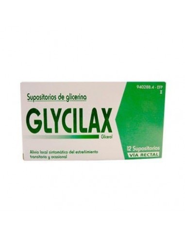 Glycilax Adultos 3,31 G 12 Supositorios