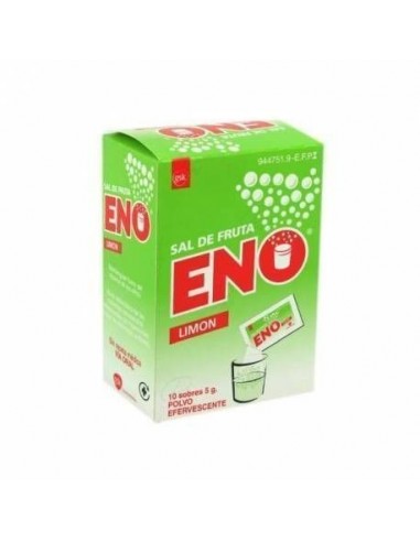 Sal De Fruta Eno 5 G 10 Sobres Polvo Efervescente (Sabor Limon)