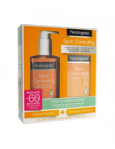 Pack Neutrogena Spot Controlling Limpiador + Hdratante