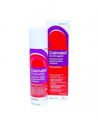 Calmatel 33,28 Mg/Ml Solucion Para Pulverizacion Cutanea 1 Envase 60 Ml