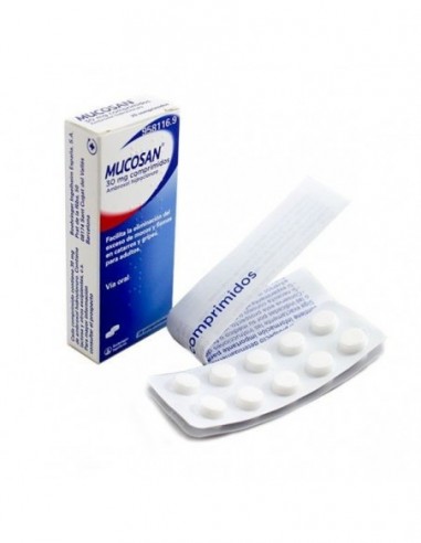 Mucosan 30 Mg 20 Comprimidos