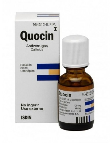 Quocin 120 Mg/Ml + 60 Mg/Ml Colodion 1 Frasco 20 Ml