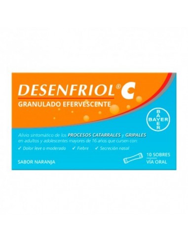 Desenfriol C 10 Sobres Granulado Efervescente