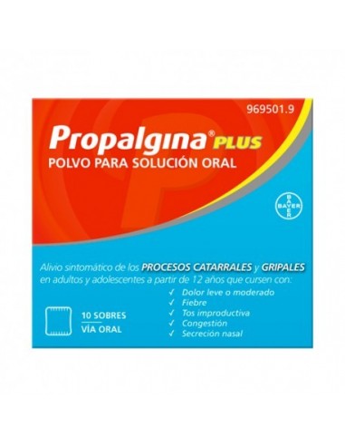 Propalgina Plus 10 Sobres Polvo Para Solucion Oral