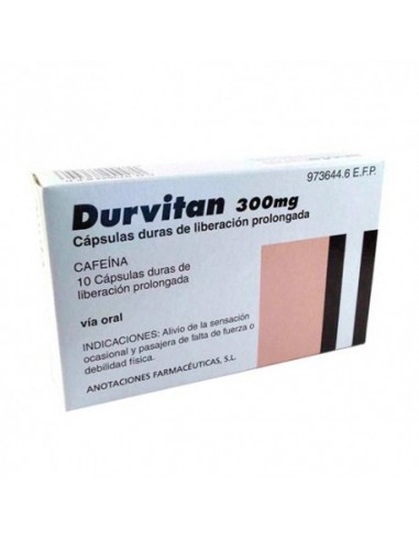 Durvitan 300 Mg 10 Capsulas Liberacion Prolongada