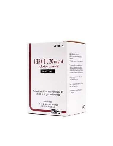 Regaxidil 20 Mg/Ml Solucion Cutanea 1 Frasco 60 Ml