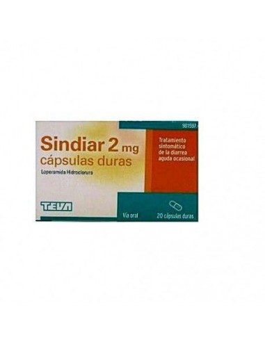 Sindiar 2 Mg 20 Capsulas