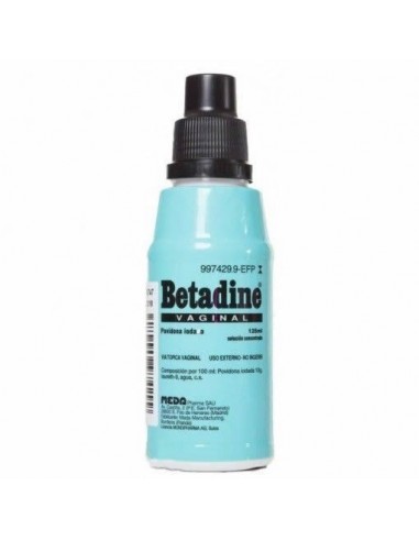 Betadine Vaginal 100 Mg/Ml Solucion Vaginal 1 Frasco 125 Ml
