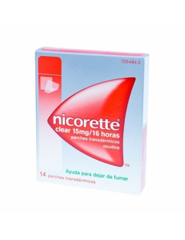 Nicorette Clear 15 Mg/16 H 14 Parches Transdermicos 23,62 Mg