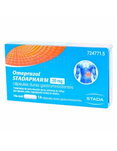 Omeprazol Stadapharm 20 Mg 14 Capsulas Gastrorresistentes