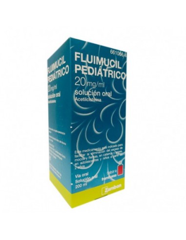 Fluimucil Pediatrico 20 Mg/Ml Solucion Oral 1 Frasco 200 Ml