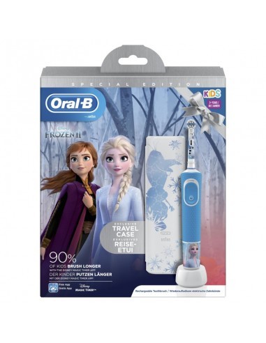 CEPILLO DENTAL ELECTRICO RECARGABLE INFANTIL PRO KIDS 3+ FROZEN + TC 1 UNIDAD