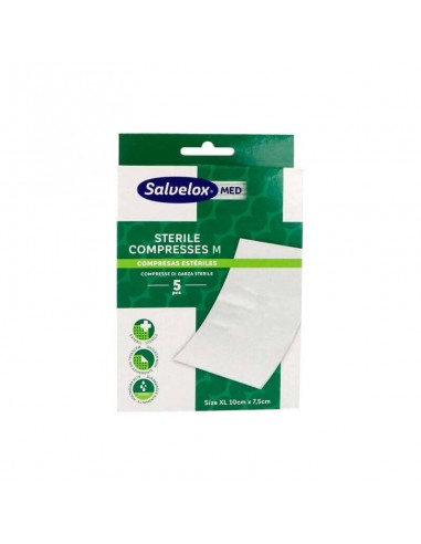 Salvelox Med Sterile Compresses 5 Apositos Talla Xl 10 Cm X 7,5 Cm