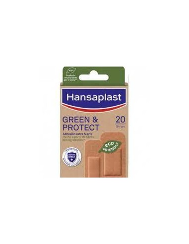 Hansaplast Green & Protect Aposito Adhesivo Surtido 20 Unidades