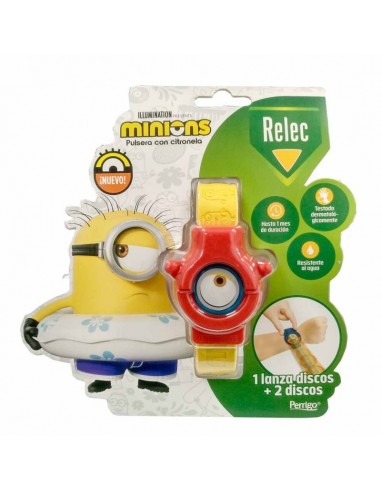 Relec Pulsera Aromatica 1 Unidad Minion Roja