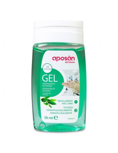 Aposan Botiquin Gel Higienizante De Manos 1 Envase 50 Ml Aroma Te Verde