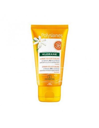 Klorane Polysianes Crema Solar Sublime Spf 30 Rostro 1 Envase 50 Ml