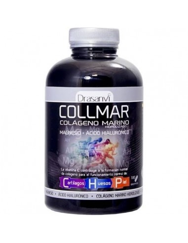 COLLMAR MAGNESIO + ACIDO HIALURONICO 180 COMPRIMIDOS MASTICABLES SABOR LIMON