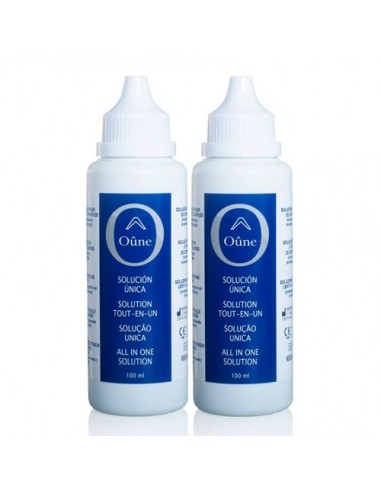 Oûne Solucion Unica Lentes De Contacto Blandas 2 Unidades 100 Ml