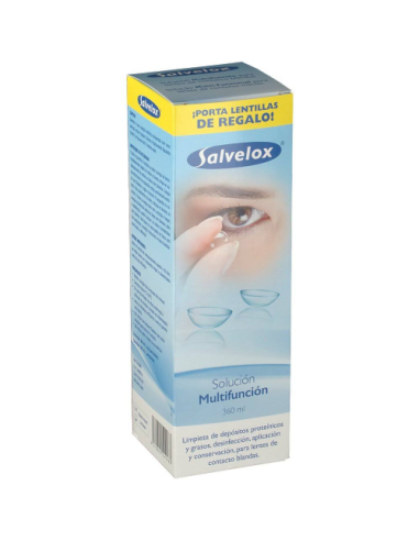 Salvelox Lentes De Contacto Blandas Solucion Unica 1 Envase 360 Ml