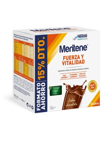 Pack Meritene Chocolate 30 Sobres 15% Descuento