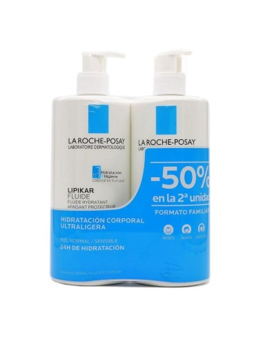 PACK LIPIKAR FLUIDO 2ºU 50%