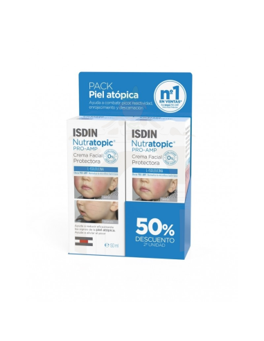 Pack Nutratopic Crema Facial 2º Un Al 50%