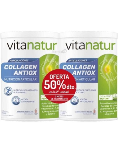 Pack Vitanatur Collagen Antiox 360G. 2U 50% Dto.