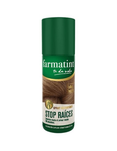 Farmatint Stop Raices 1 Spray 75 Ml Tono Rubio Oscuro