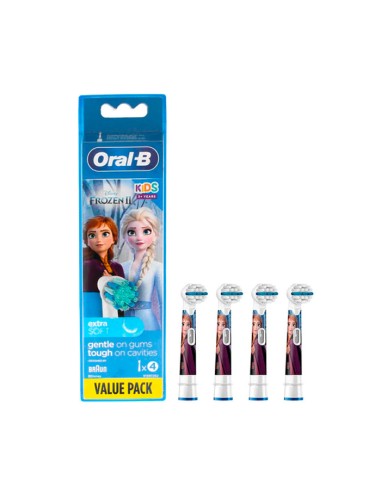 CEPILLO DENTAL ELECTRICO ORAL-B PRO KIDS 3+ FROZEN 4 UNIDADES