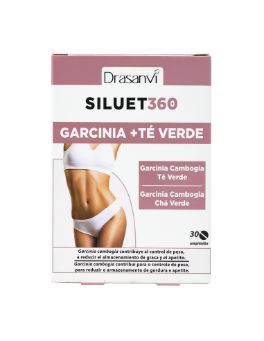 DRASANVI SILUET 360º GARCINIA + TE VERDE 30 COMPRIMIDOS