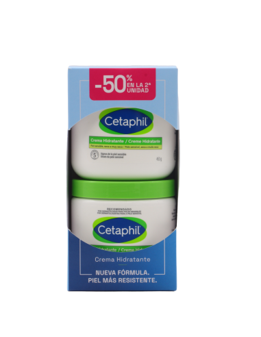 CETAPHIL CREMA HIDRATANTE 50% EN LA SEGUNDA UNIDAD