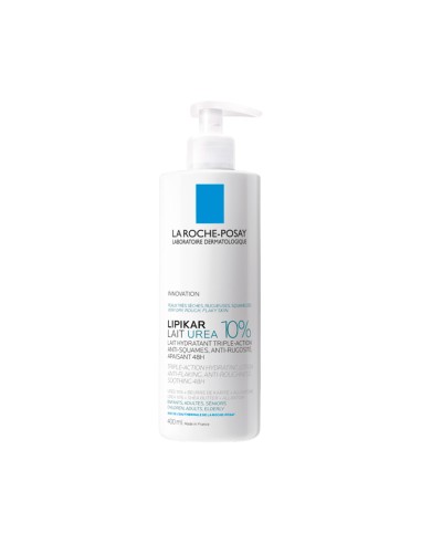 LIPIKAR UREA 10% LA ROCHE POSAY 1 BOTE 400 ML CON DOSIFICADOR