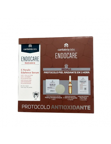 COFRE ENDOCARE RADIANCE C-FERULIC SERUM 30ML+ HYALUBOOST AGE BARRIER 10ML