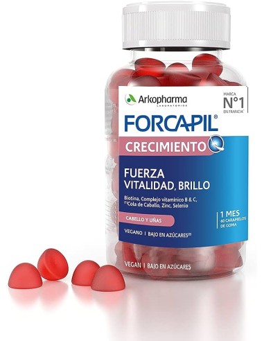 FORCAPIL CRECIMIENTO 60 CARAMELOS DE GOMA