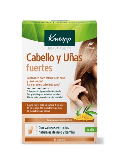 KNEIPP CABELLO Y UÑAS FUERTES 30 CAPSULAS