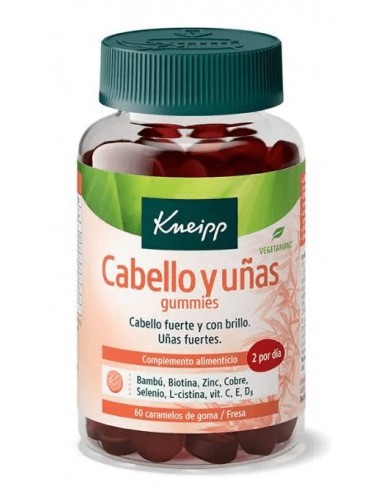 KNEIPP CABELLO Y UÑAS 60 GUMMIES SABOR FRESA