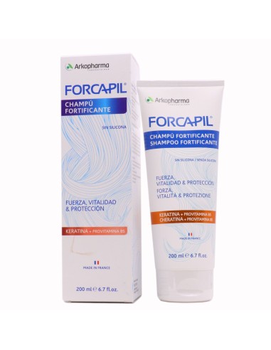 FORCAPIL CHAMPU FORTIFICANTE CON KERATINA 1 ENVASE 200 ml