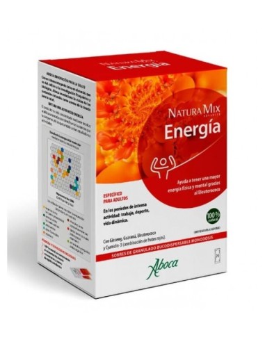 NATURA MIX ADVANCED ENERGIA 20 + 8 SOBRES MONODOSIS BUCODISPERSABLES 2,5 g