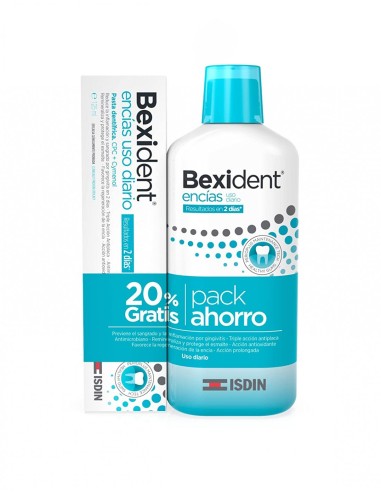 PACK BEXIDENT ENCIAS COLUTORIO 500ML + PASTA 125ML