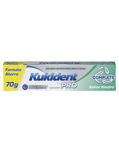 KUKIDENT FIJACION TODO EL DIA 1 ENVASE 70 g SIN SABOR