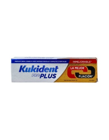 KUKIDENT PRO PLUS FIRMEZA AL MASTICAR 1 ENVASE 40 g SABOR NEUTRO