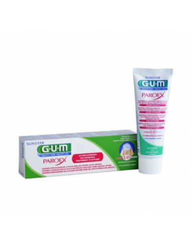 GUM PAROEX TRATAMIENTO GEL DENTAL 1 ENVASE 75 ML