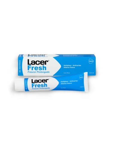 Lacer Fresh Frescor Prolongado Gel Dentifrico 1 Tubo 125 Ml