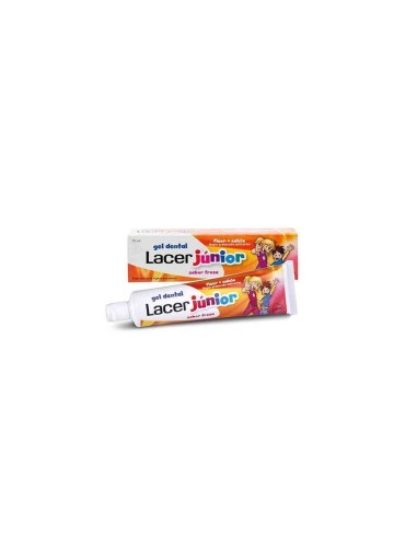 Lacer Infantil Gel Dental 1 Tubo 75 Ml Sabor Fresa