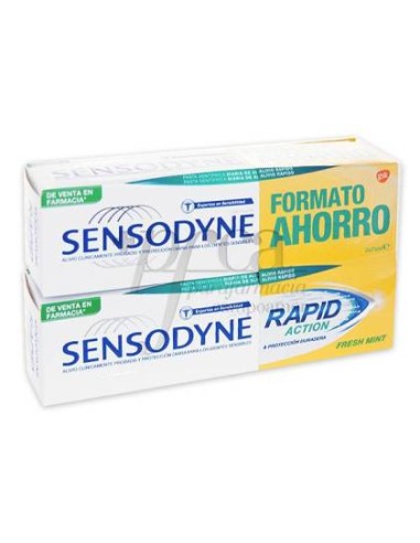 Sensodyne Rapid Fresh Mint Formato Ahorro 2X75Ml